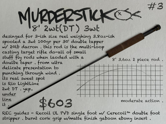 8' FlyRod 3wt